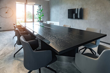 interior of conference meeting room in moder office