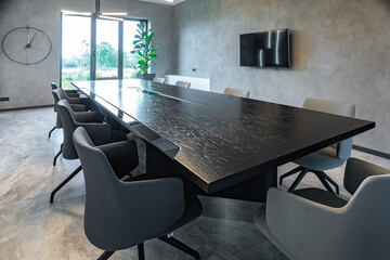 interior of conference meeting room in moder office