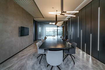 interior of conference meeting room in moder office