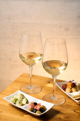 白ワインとアペリティフ