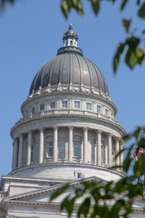 Obraz premium Utah state capitol building in Salt Lake City, Utah
