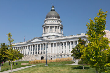 Utah state capitol building in Salt Lake City, Utah