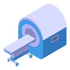 Mrt service icon isometric vector. Medical health. Online care