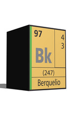 Berquelio, Elementos de la tabla periódica