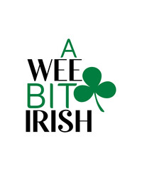 St Patrick's Day SVG Bundle, Lucky svg, Leprechaun svg, Irish svg, St Patrick's Day Quotes, Shamrock svg, Clover svg, Cricut, Silhouette png