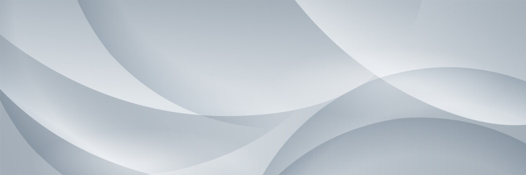 Vector abstract graphic design banner pattern background template. White abstract banner background