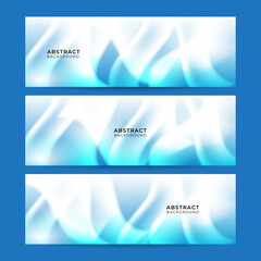 Vector abstract graphic design banner pattern background template. Blue abstract banner background