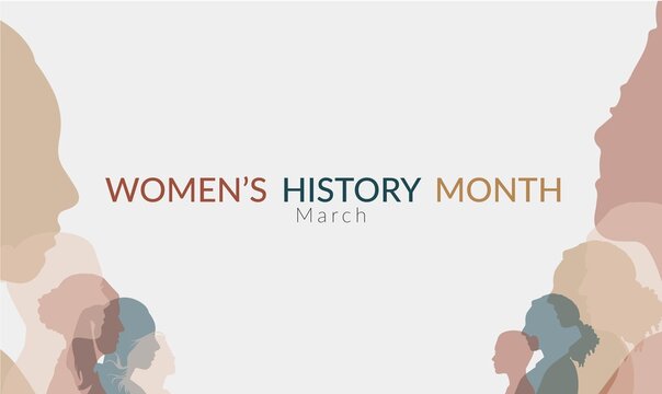 Women's History Month Banner In Soft Color
