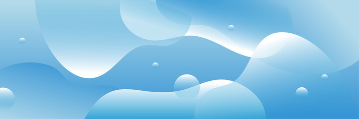 Vector abstract graphic design banner pattern background template. Blue abstract banner background