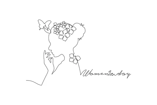Women's Day Drawing Template | Template.net