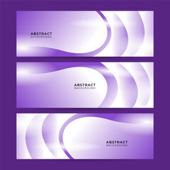 Vector abstract graphic design banner pattern background template. Purple violet abstract banner background