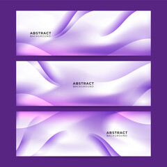 Obraz na płótnie Canvas Vector abstract graphic design banner pattern background template. Purple violet abstract banner background