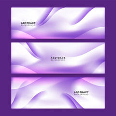 Vector abstract graphic design banner pattern background template. Purple violet abstract banner background