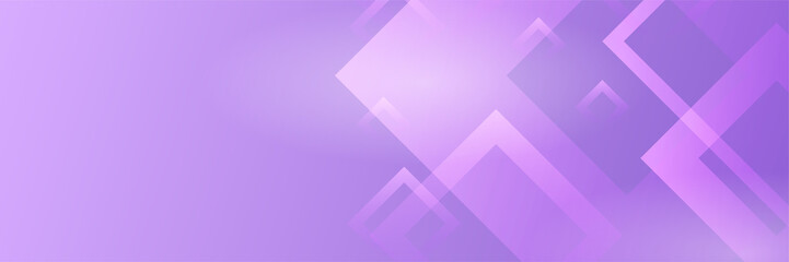 Fototapeta premium Vector abstract graphic design banner pattern background template. Purple violet abstract banner background