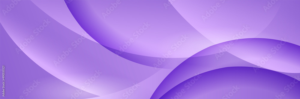 Wall mural vector abstract graphic design banner pattern background template. purple violet abstract banner bac