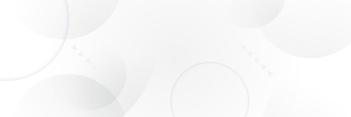 Vector abstract graphic design banner pattern background template. White abstract banner background