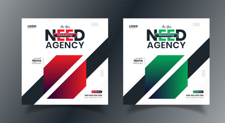 Corporate Social Media Post Design