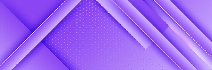 Vector abstract graphic design banner pattern background template. Purple violet abstract banner background