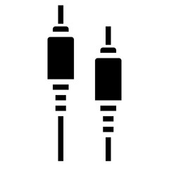 COAXIAL glyph icon,linear,outline,graphic,illustration