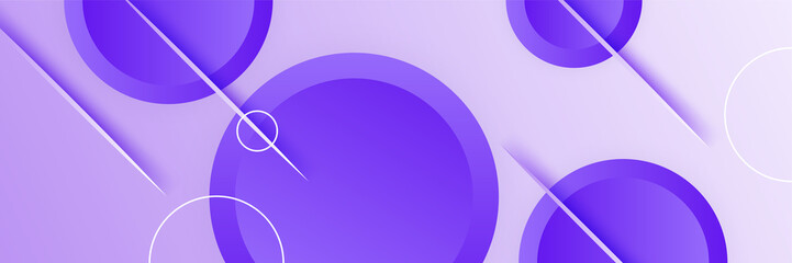 Vector abstract graphic design banner pattern background template. Purple violet abstract banner background
