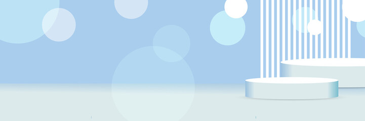 Vector abstract graphic design banner pattern background template. Blue abstract banner background