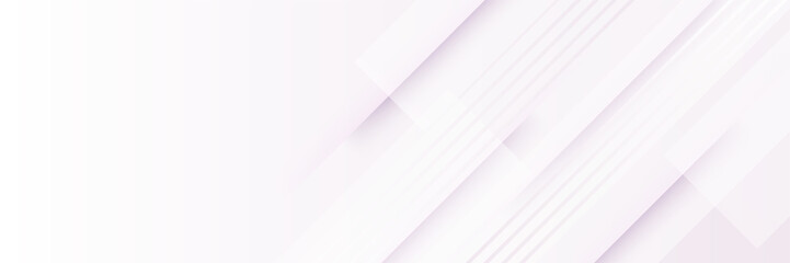 Obraz premium Vector abstract graphic design banner pattern background template. White abstract banner background