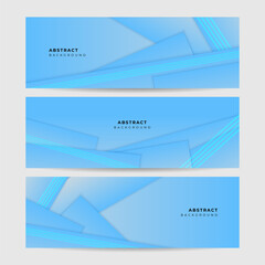 Vector abstract graphic design banner pattern background template. Blue abstract banner background