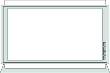 Fototapeta premium horizontal display in shades of gray 