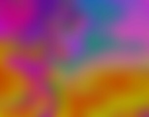 Abstract multicolored defocused background. Bright saturated shades. Background for the cover of a notebook, laptop, book.