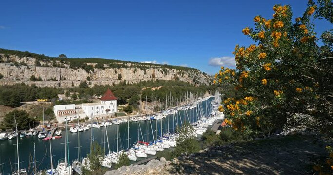 the Port Miou creek, Cassis, Provence, France