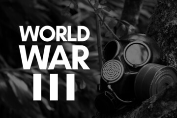 World War 3 (III). Radiotive and toxic scenery. War Russia against NATO and Ukraine.