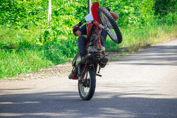 Obraz premium bike on the road