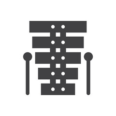 Xylophone icon - Musical Instrument icon