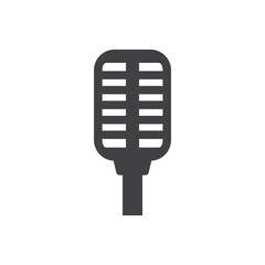 retro microphones icon
