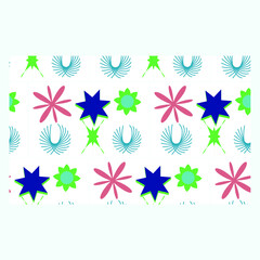 Vector Beautiful Colored Flower Design