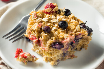 Homemade Sweet Baked Oatmeal Casserole