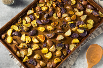 Homemade Cooked Roasted Baby Potatoes