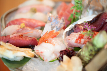 restaurant food on non isolated background 