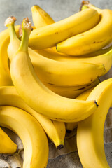Organic Raw Yellow Banana Bunch