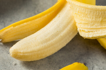 Organic Raw Yellow Banana Bunch