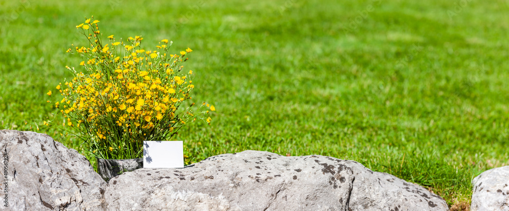 Sticker Wildblumen aus dem eigenen Garten