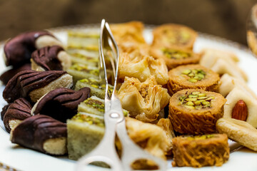 restaurant food on non isolated background 