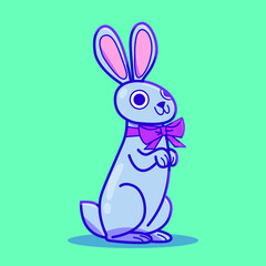 Easter Bunny illustration, for various types of use