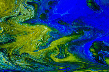 Abstract art background, Abstract liquid painting texture closeup,