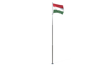 Naklejka premium Flag of Hungary