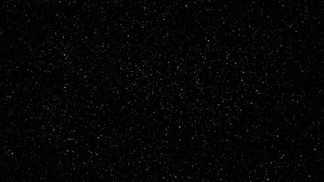 Night black starry sky horizontal background