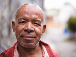 Hes lived quite the life. Cropped shot of a mature ethnic man.