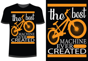 Bicycle custom typography vector for t-shirt, template, image, infographic, minimal, graphic design.	