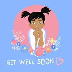  Postcard to the hospital: Get well soon!