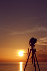 set of pictures of the beauty of nature in the morning